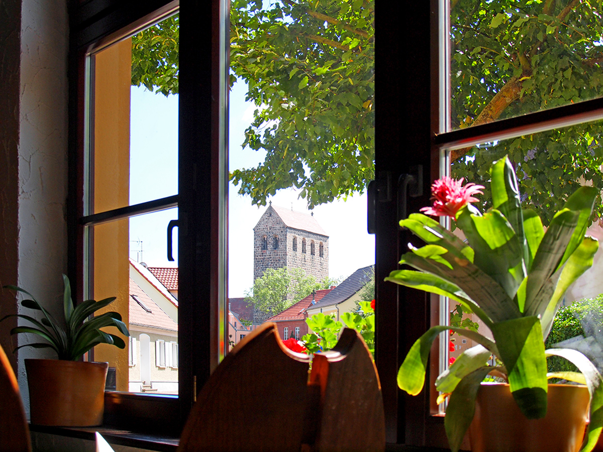 Burg Hotel - Sicht aus Fenster