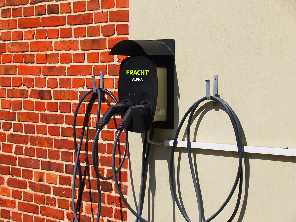 Elektroauto Ladestation am Hotel
